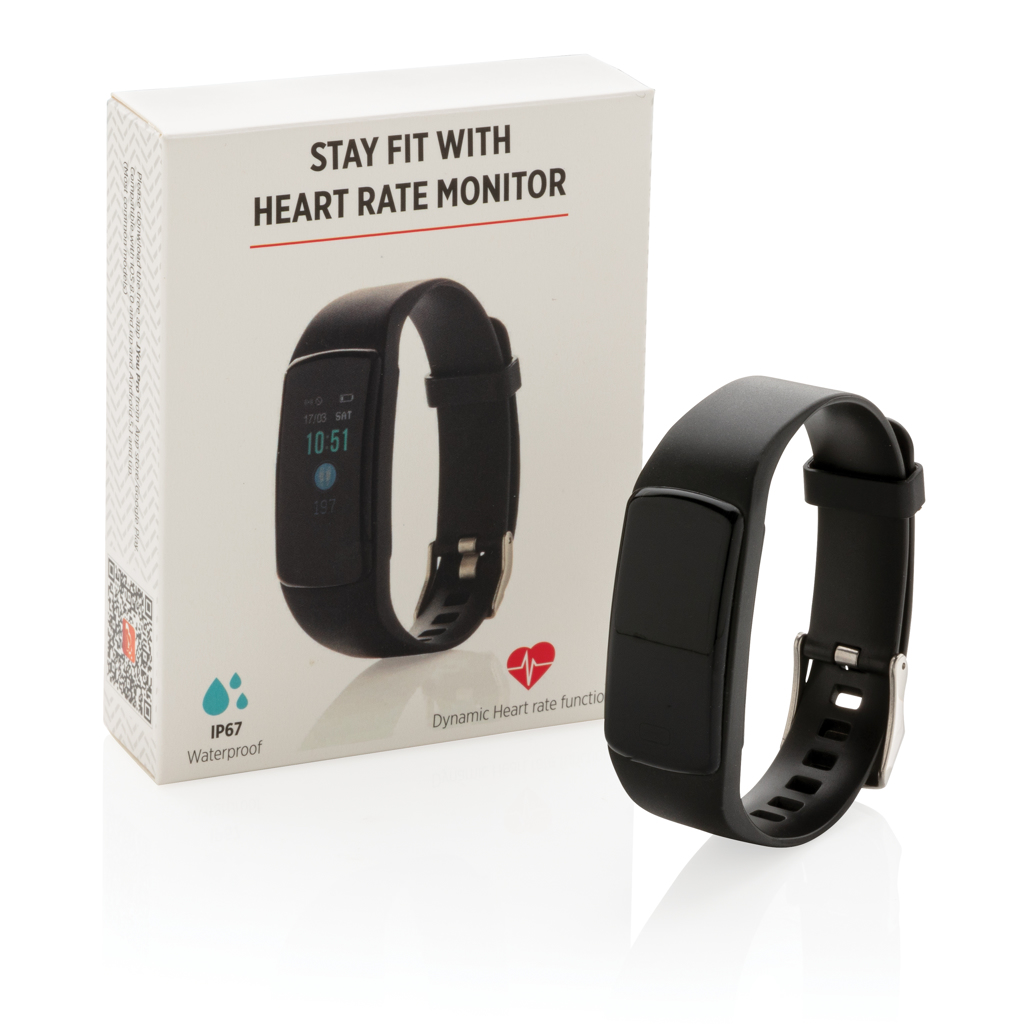 Pulsera publicitaria con monitorización del corazón